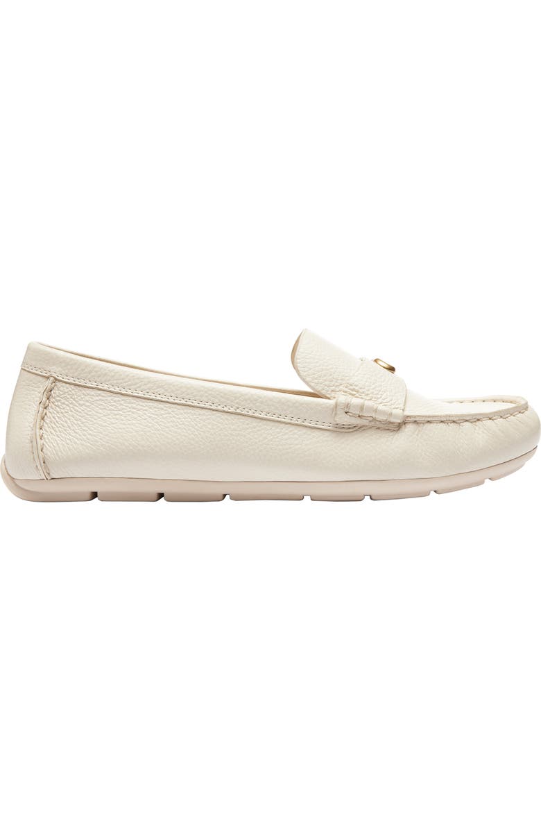 COACH Sculpted C Driving Loafer, Alternate, color, Chalk