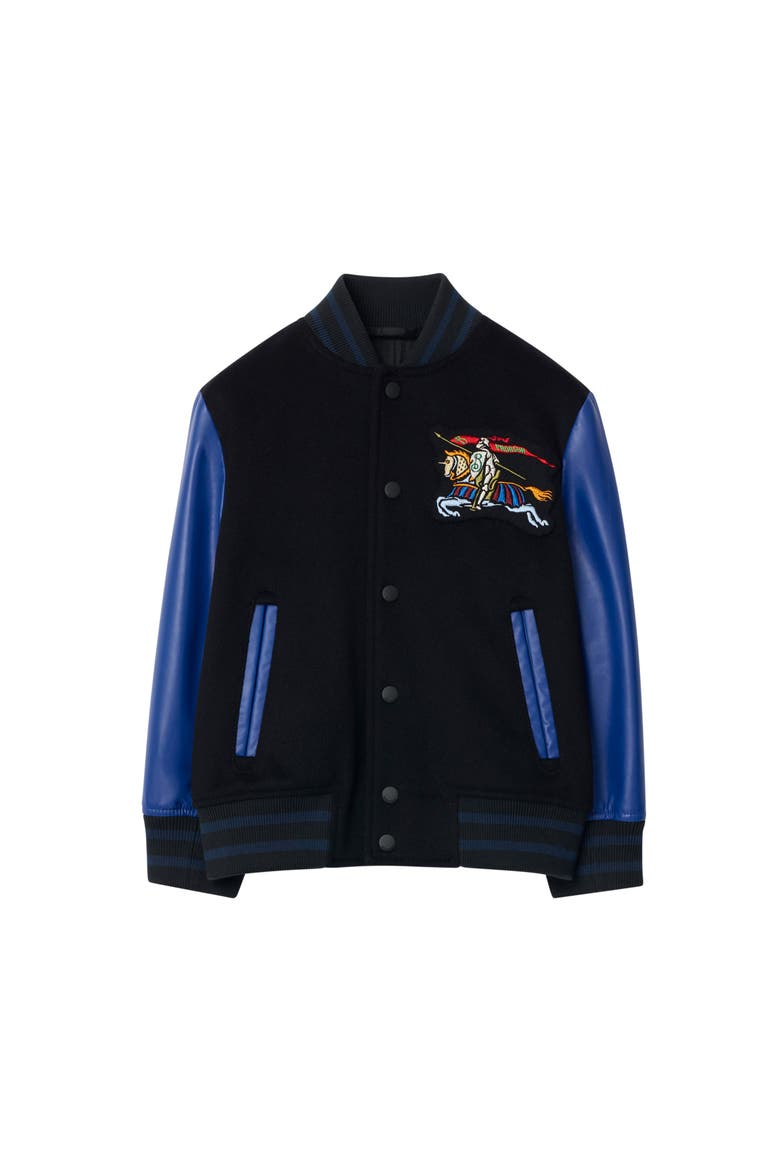 Wool Cashmere Bomber Jacket, Main, color, Black