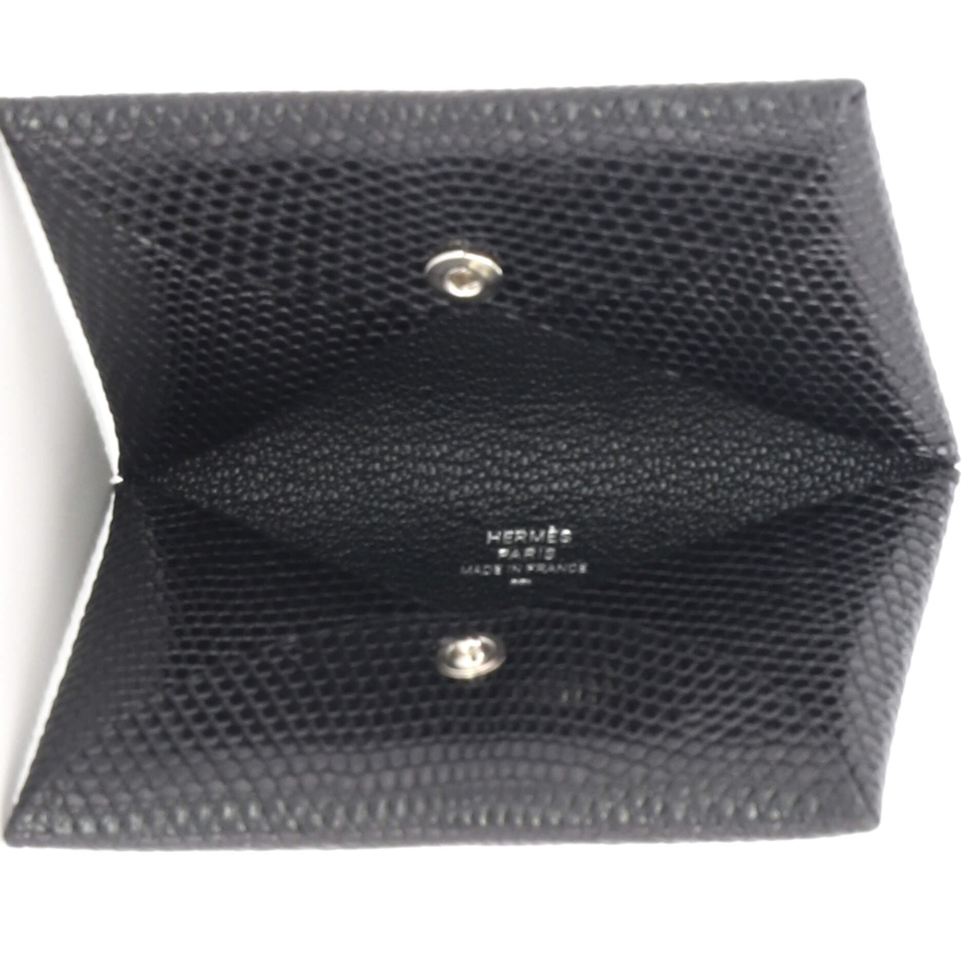 Calvi Card Holder Lizard, Alternate, color, Black