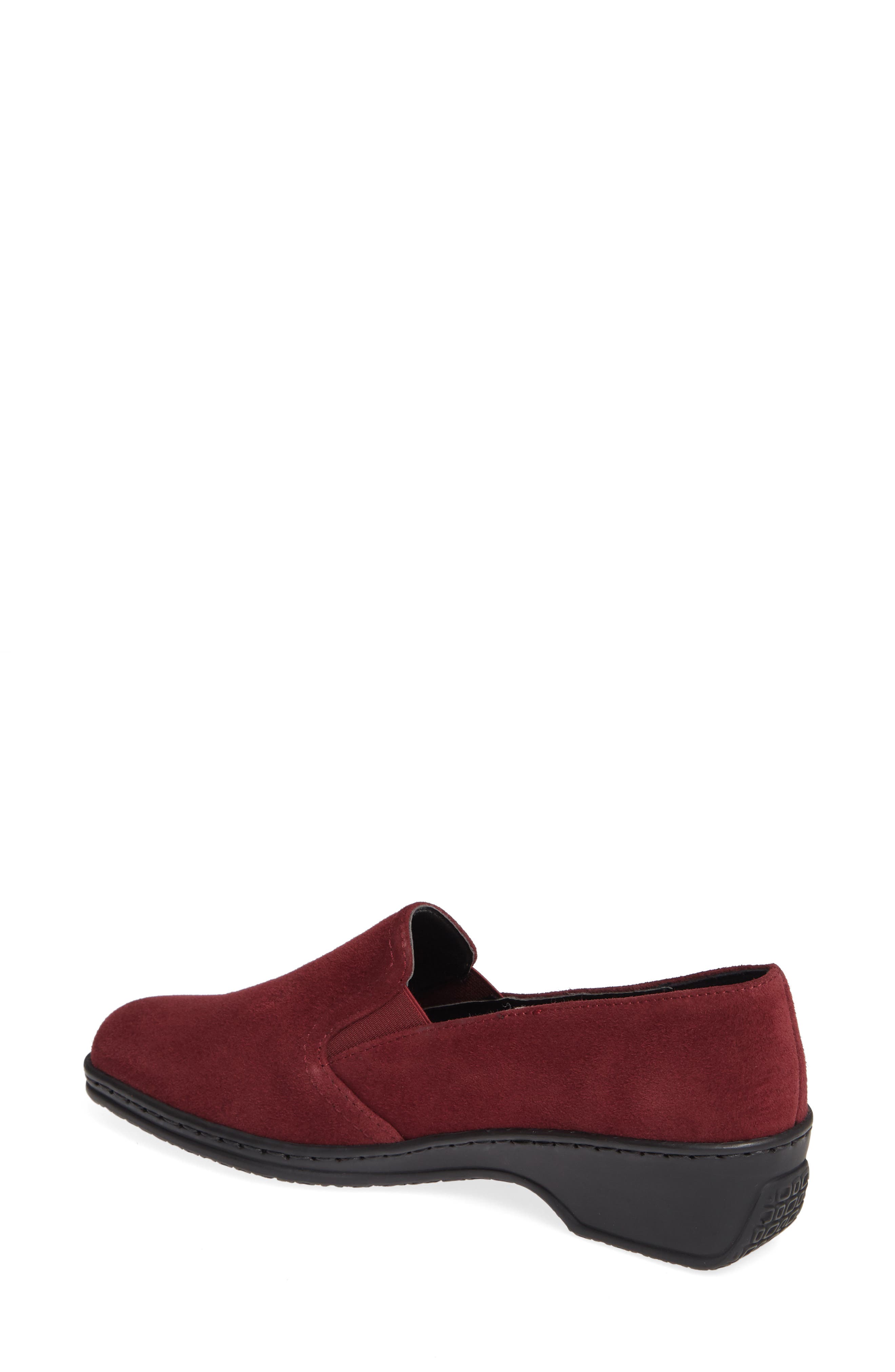 Rabina Wedge Loafer, Alternate, color, BRUNELLO SUEDE
