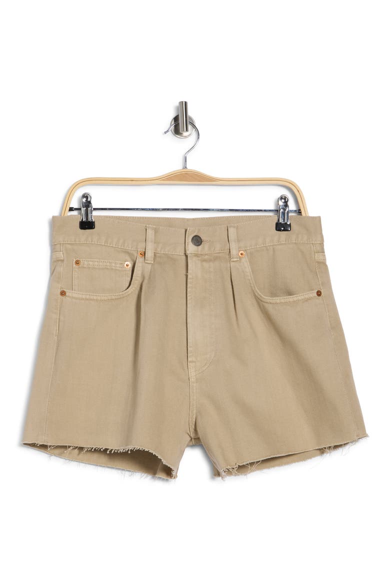 Brooke Raw Hem Shorts, Alternate, color, VINTAGE KHAKI
