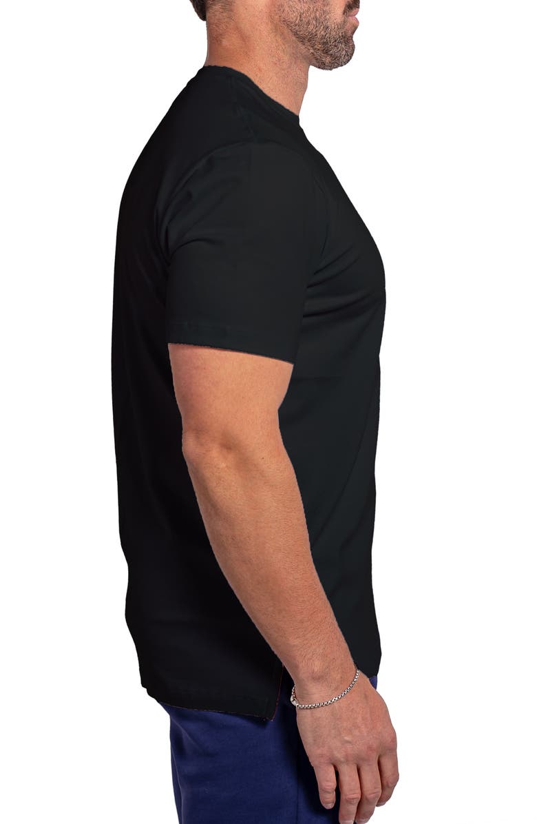 Maceoo Ascension Solid 0107 Graphic T-Shirt, Alternate, color, Black