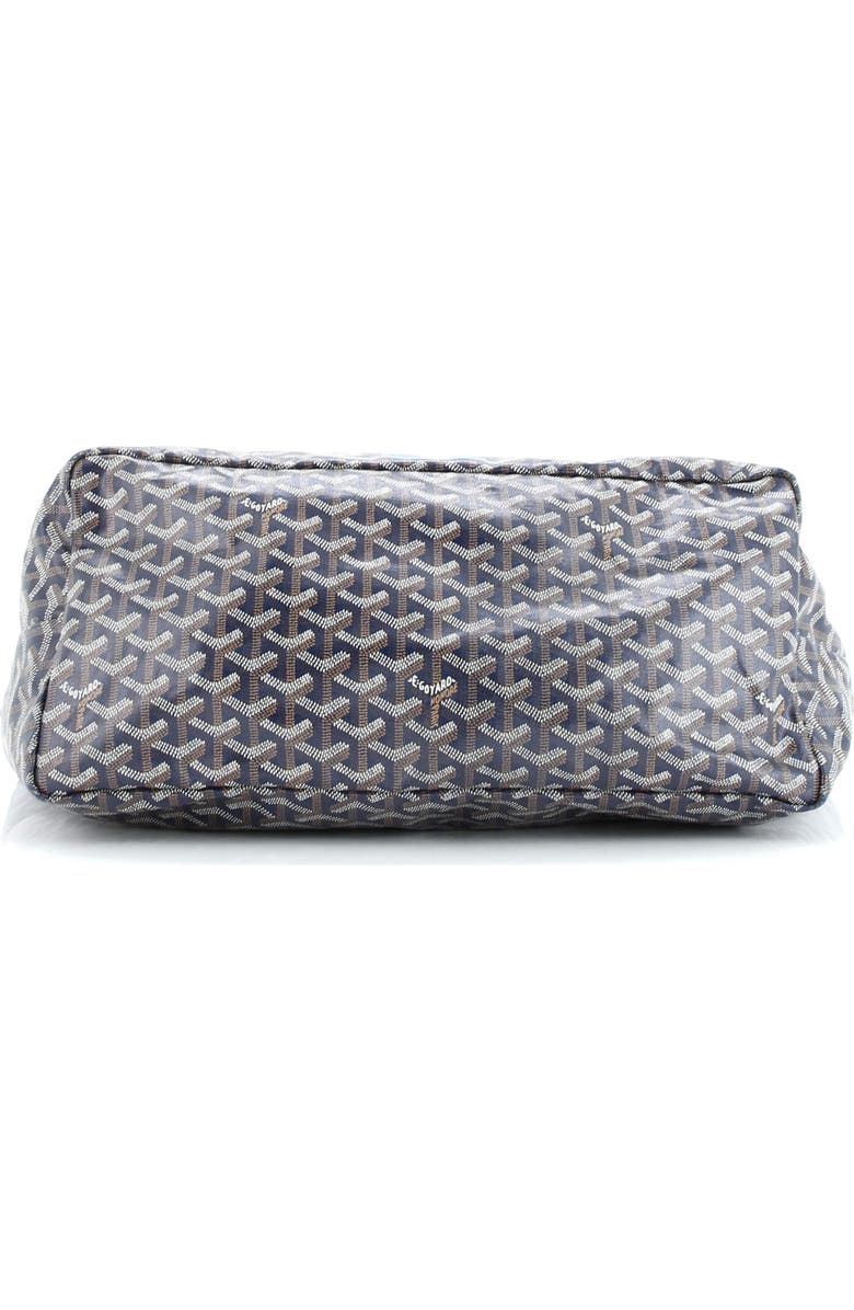 Pre-Owned Goyard Saint Louis Tote Printed Coated Canvas GM, Alternate, color, Blue