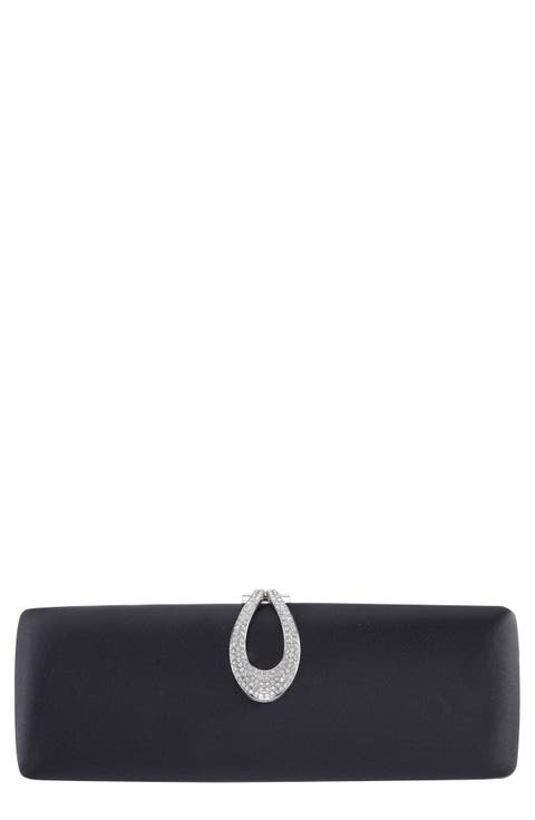 Rumi Crystal Ring Frame Clutch