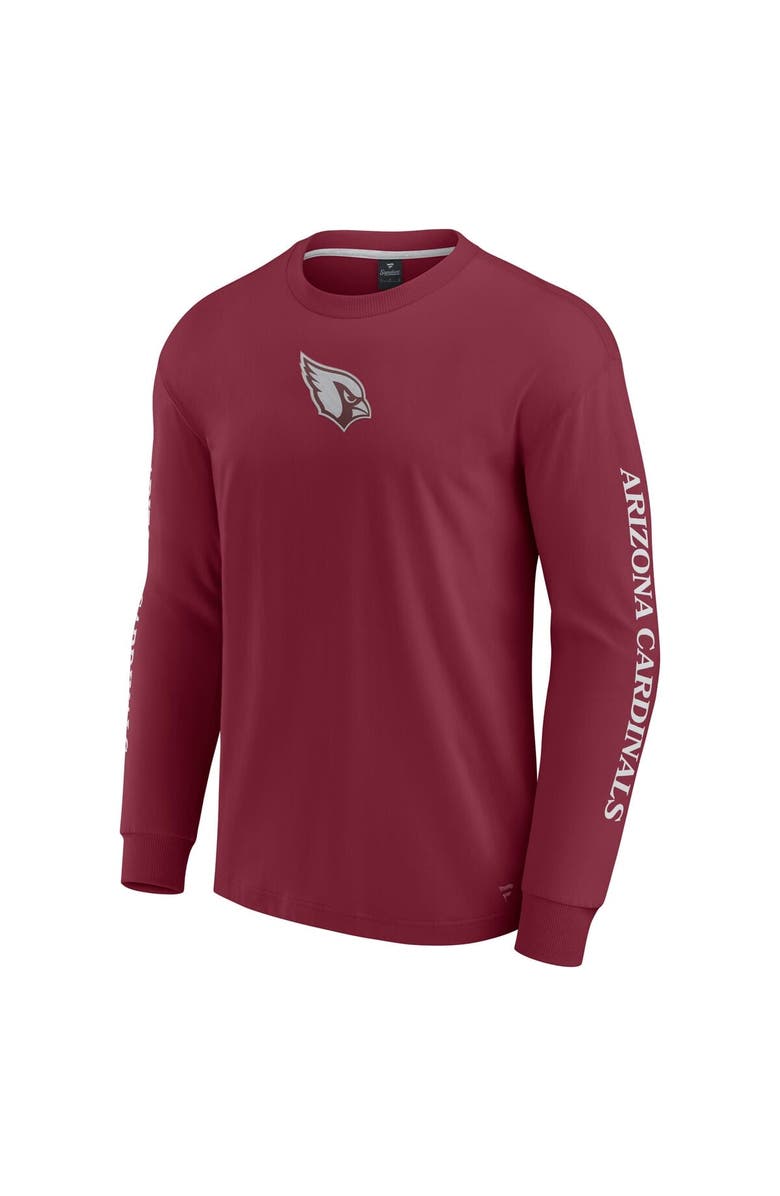FANATICS Unisex Fanatics Cardinal Arizona Cardinals Elements Strive Long Sleeve T-Shirt, Alternate, color, Cardinal