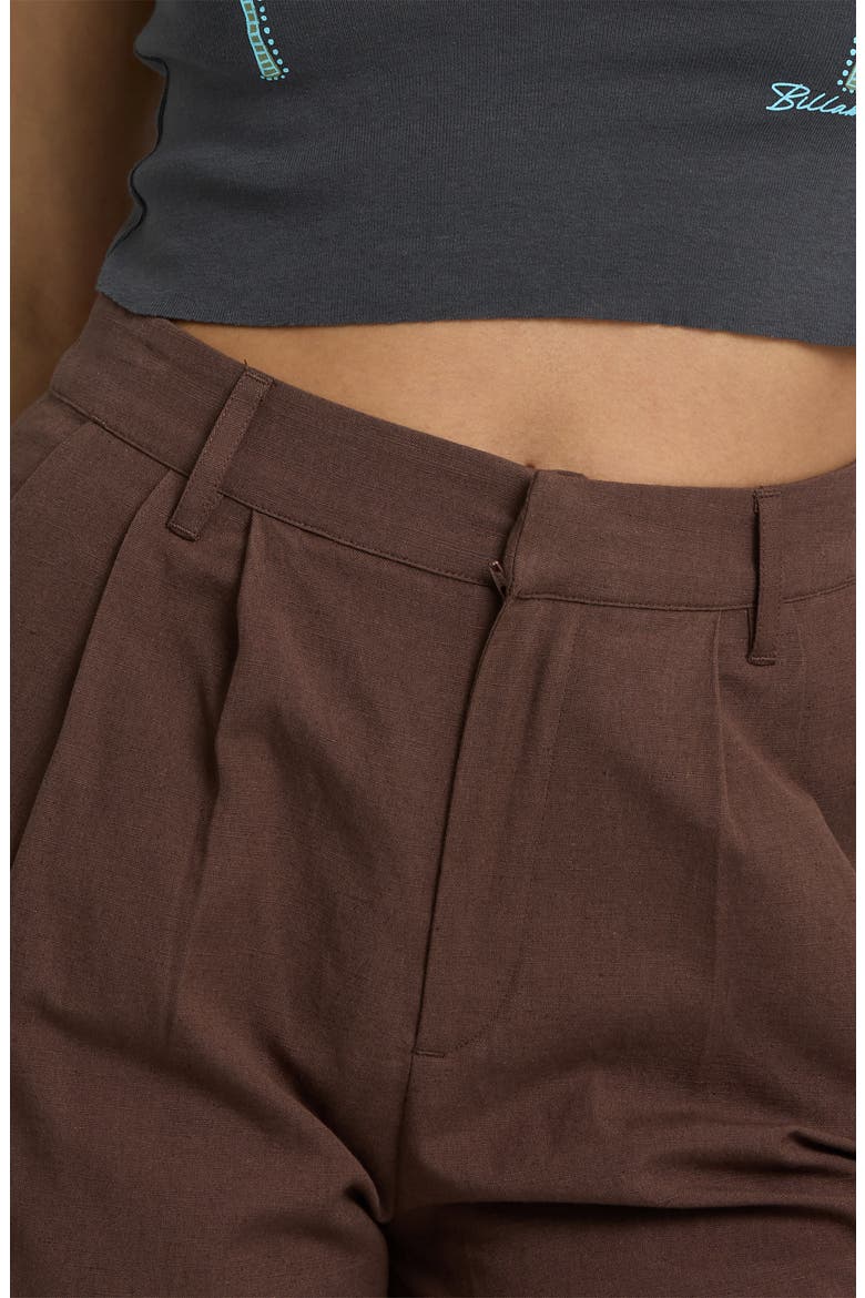 Perfect Day Pleated Pants, Alternate, color, TEAK