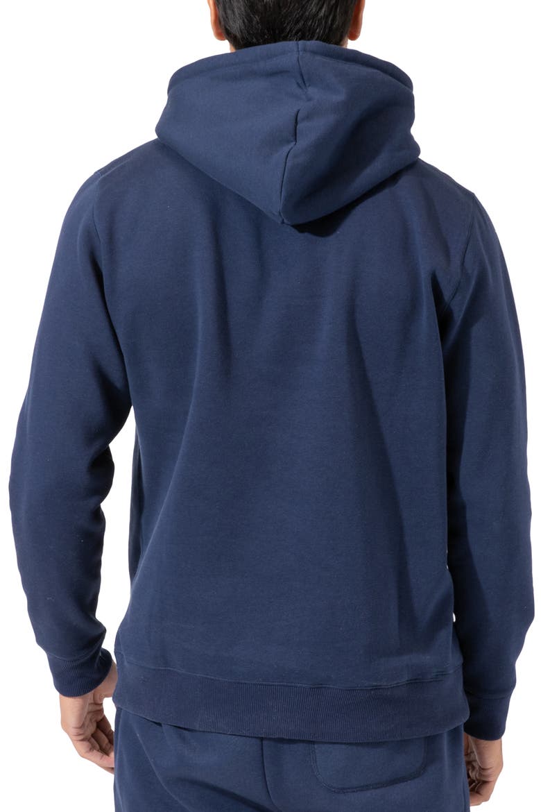 Invincible Fleece Hoodie, Alternate, color, RAW DENIM