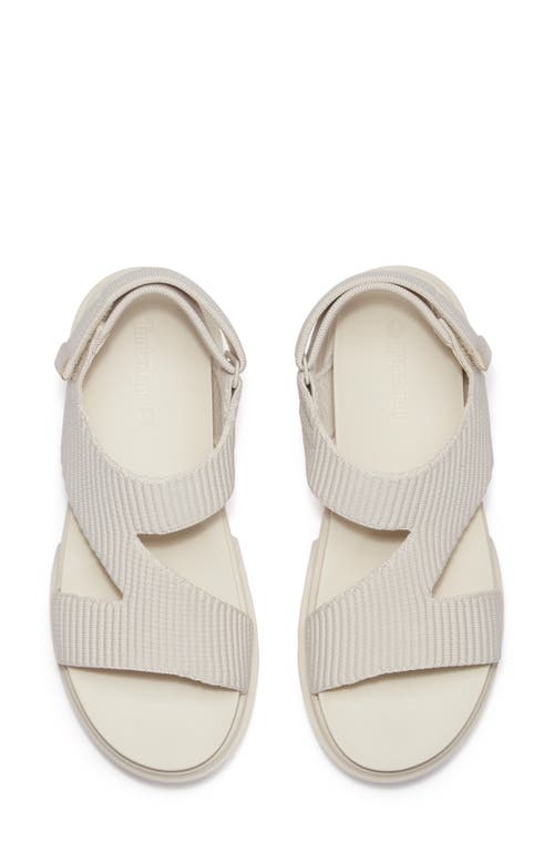 Timberland Greyfield Slingback Sandal In White Knit