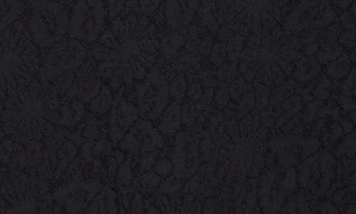 Rag & Bone Gemma Jacquard Lettuce Edge Long Sleeve T-shirt In Black