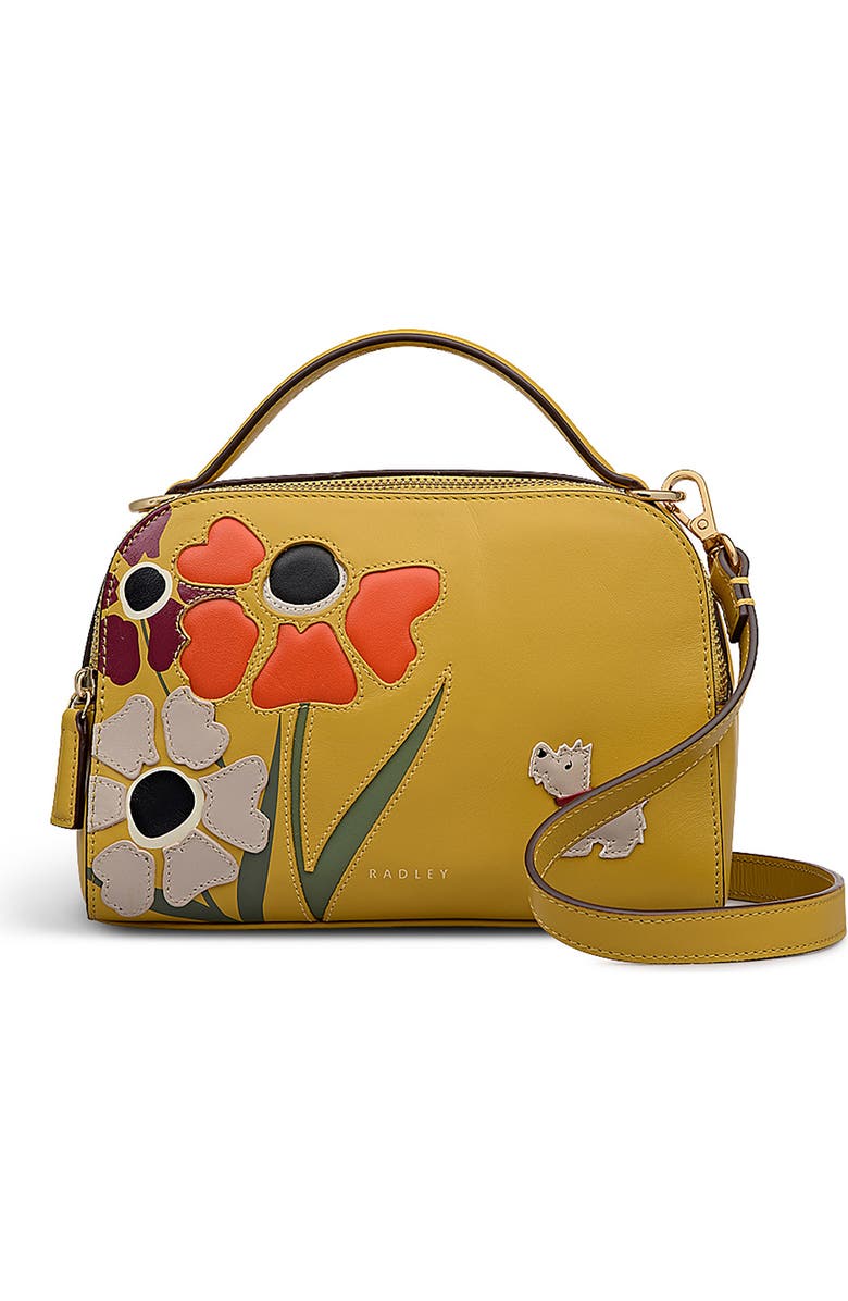 Radley Floribunda Crossbody Bag, Main, color, Ochre