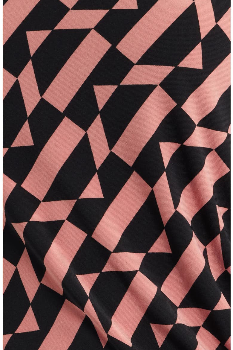 Ruched Rivet Print Top, Alternate, color, ANNE BLACK/ PRIMROSE