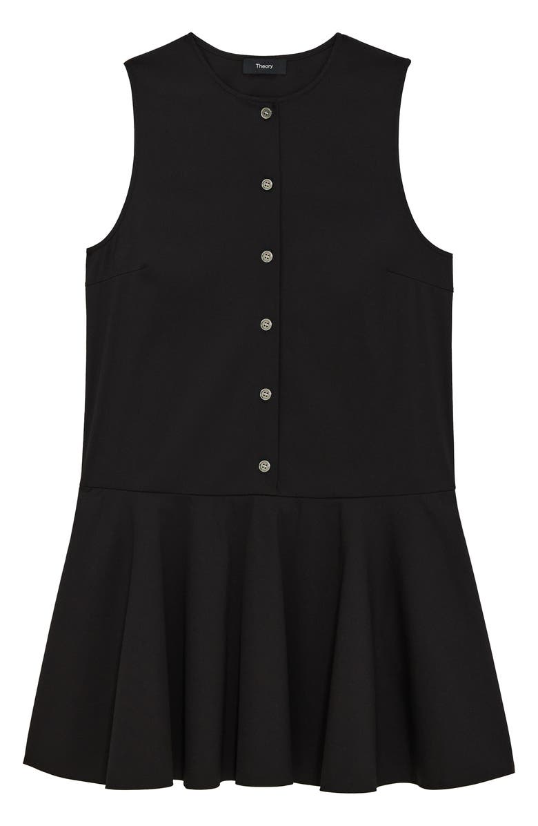 Theory Sleeveless Drop Waist Minidress, Alternate, color, 