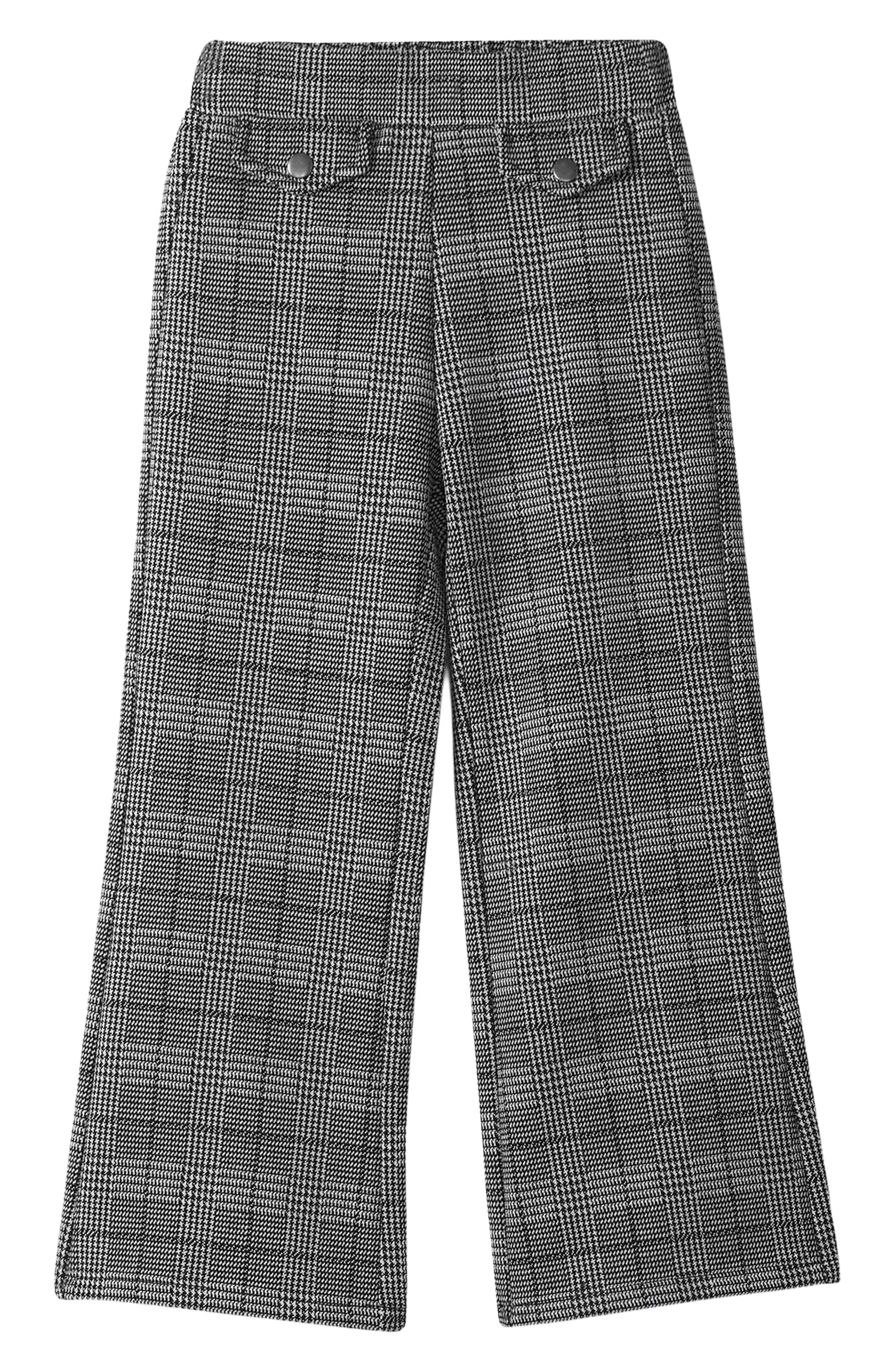 Hatley Kids' Houndstooth Wide Leg Pants