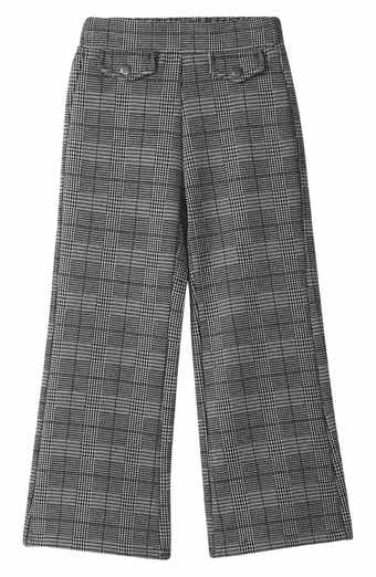 Kids' Houndstooth Wide Leg Pants