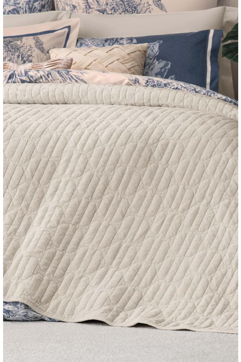 Weinberg Bedcover, Alternate, color, Beige