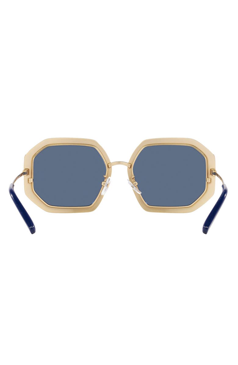 Tory Burch 52mm Irregular Sunglasses, Alternate, color, 