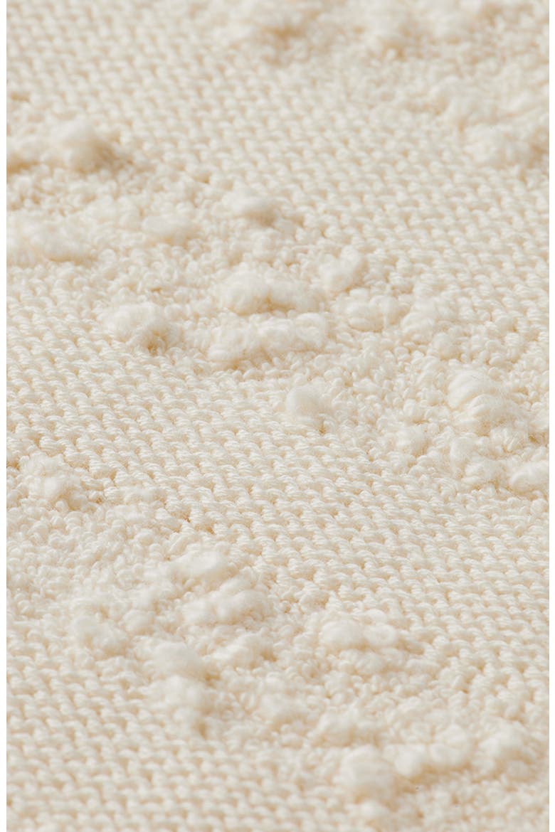 Bouclé Stripe Cotton Blend Cardigan, Alternate, color, EGGNOG