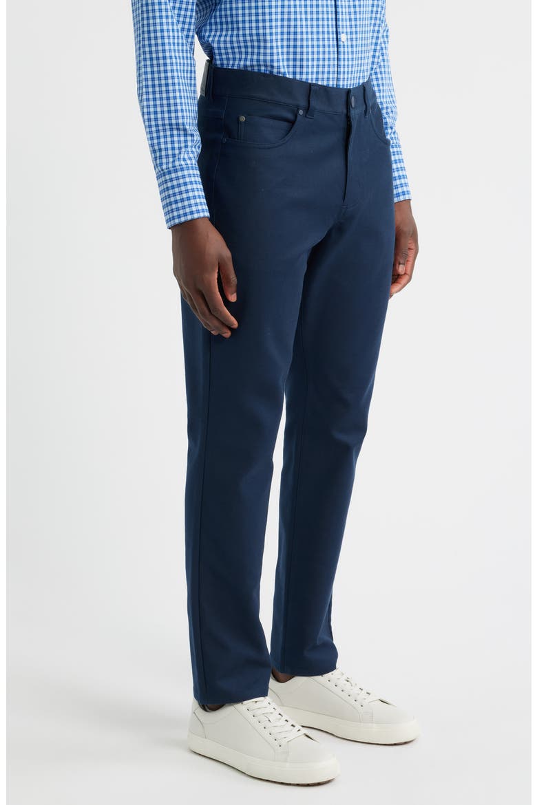 Mayfield Slim Fit Five-Pocket Twill Pants, Alternate, color, NAVY