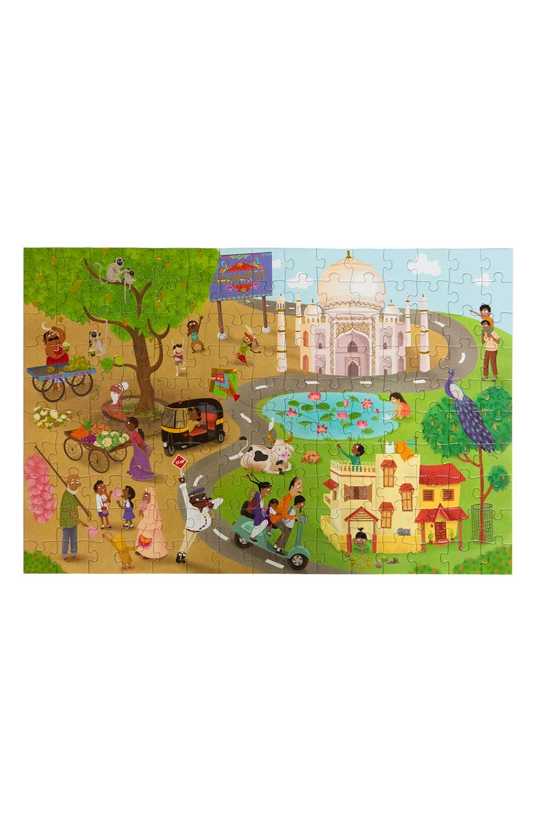 KULTURE KHAZANA Namaste India 150-Piece Tabletop Puzzle, Main, color, 