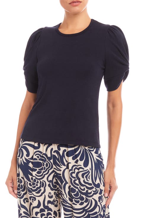 Twist Sleeve Top (Petite)