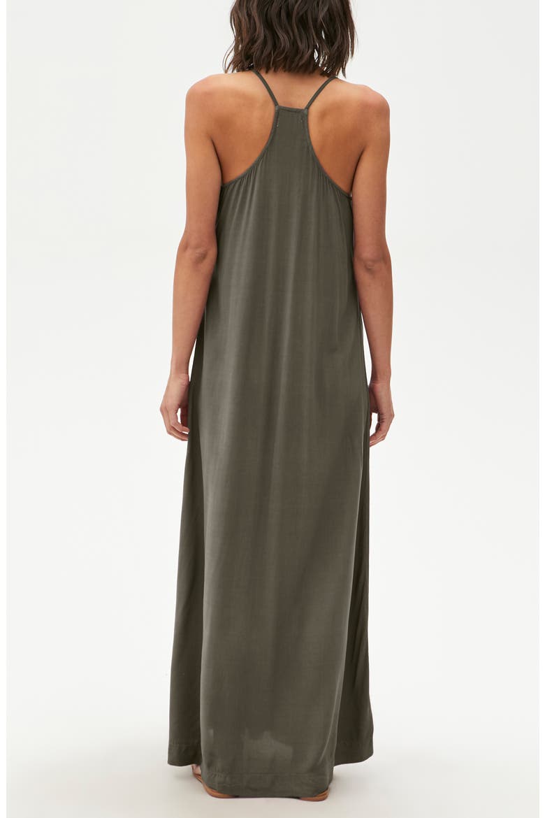 Maxi Slipdress, Alternate, color, OLIVE