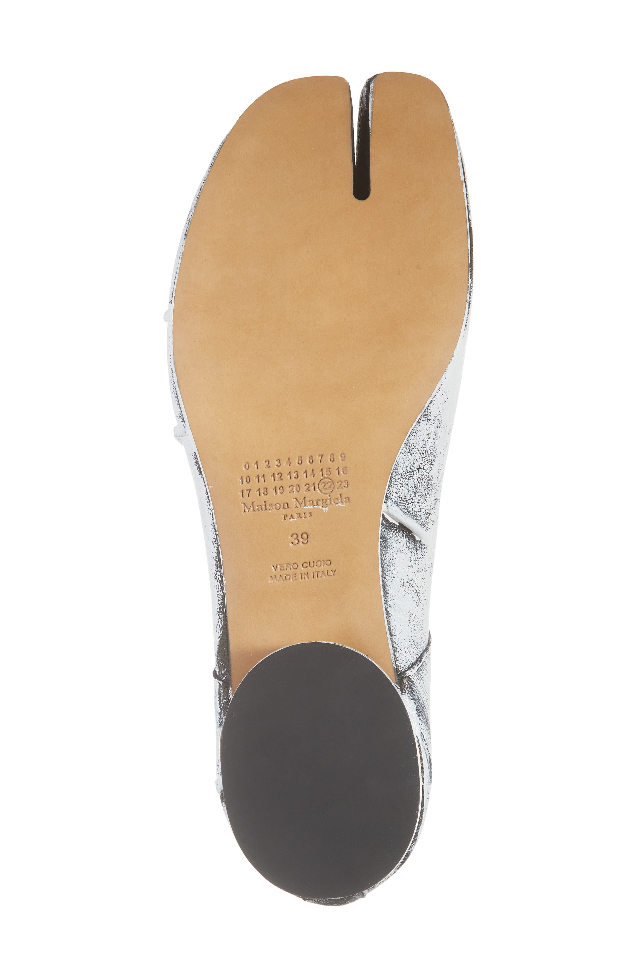 Tabi Ballerina Pump, Alternate, color, BLACK/ WHITE