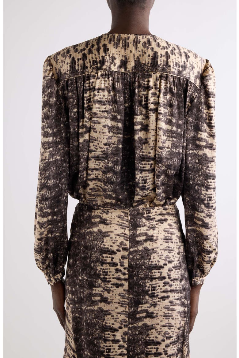 Laraya Silk Top, Alternate, color, BEIGE