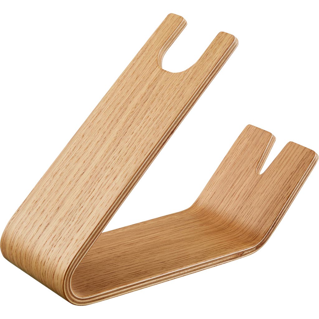 Yamazaki Hair Dryer & Iron Stand In Brown