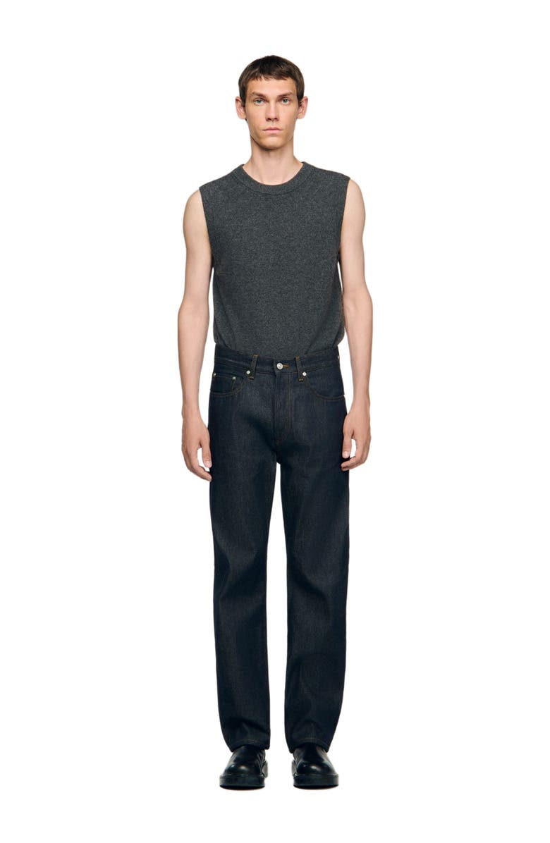 SANDRO Regular jeans, Alternate, color, Raw-Denim