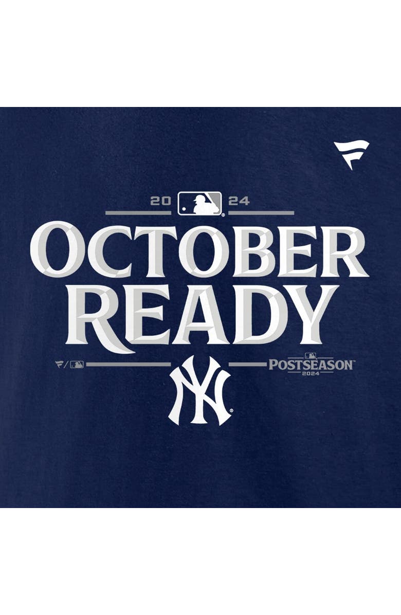 FANATICS Men's Fanatics  Navy New York Yankees 2024 MLB Postseason Locker Room T-Shirt, Alternate, color, 