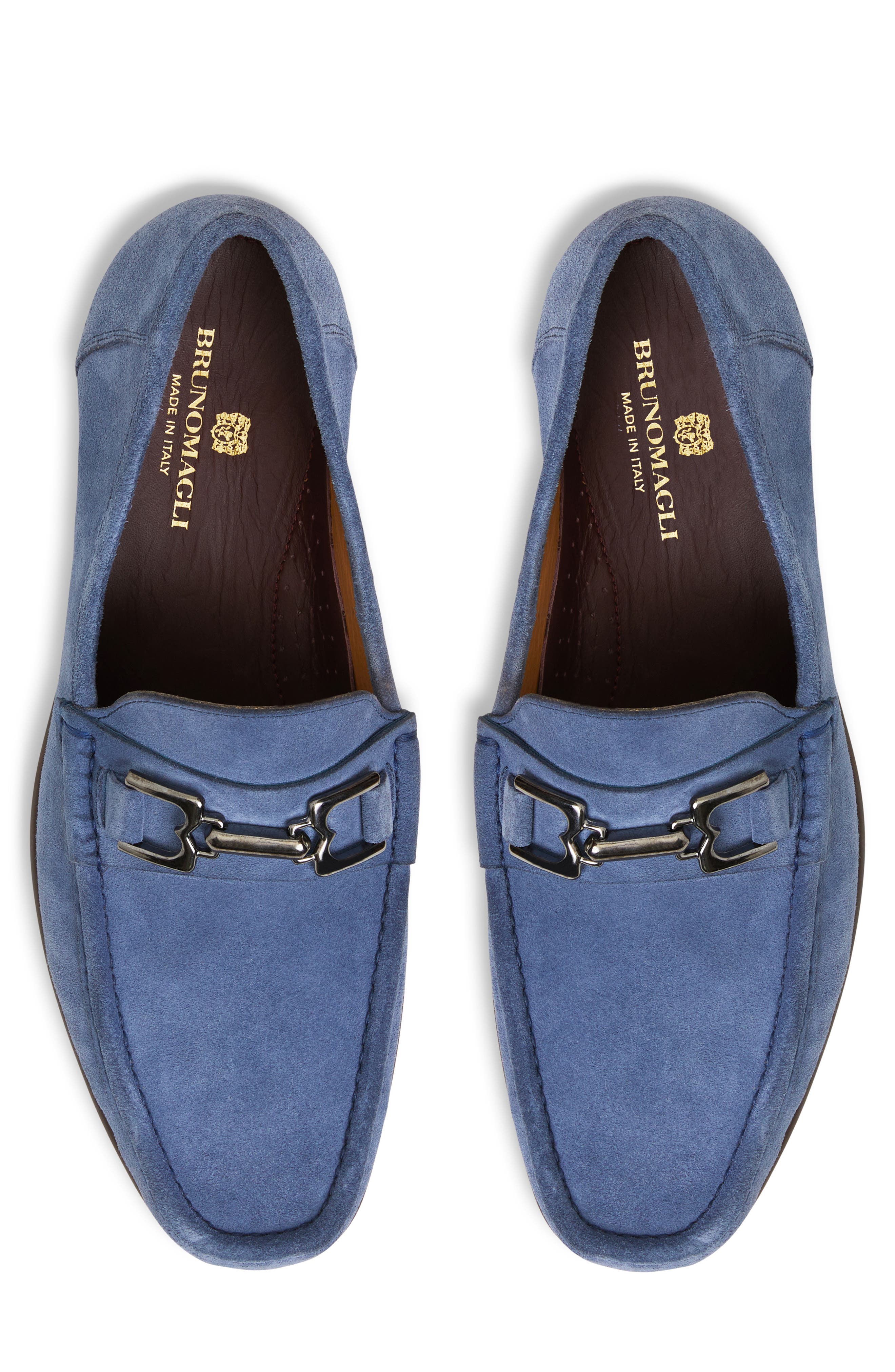 Trieste Bit Loafer, Alternate, color, LIGHT BLUE SUEDE