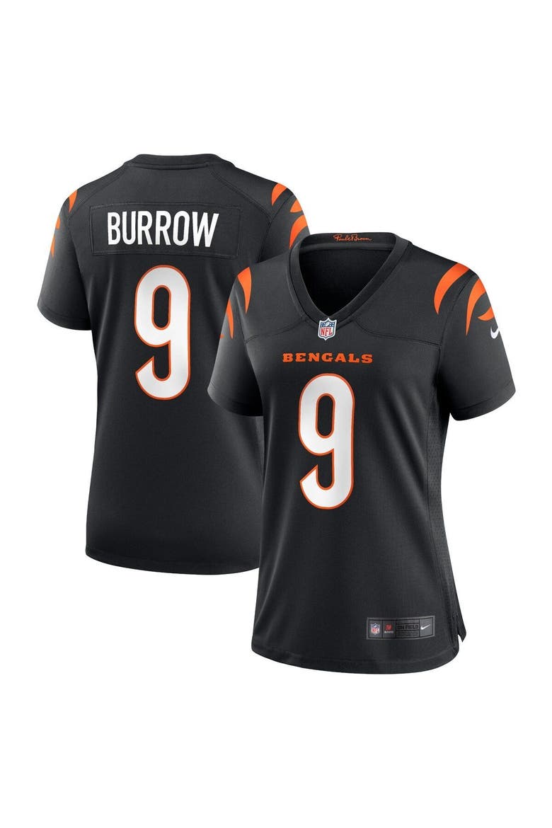 Women's Nike Joe Burrow Black Cincinnati Bengals Game Jersey, Alternate, color, BLACK