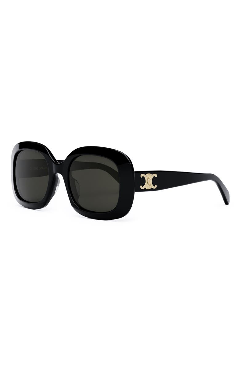 CELINE Triomphe 52mm Square Sunglasses, Alternate, color,