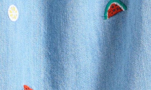 Tucker + Tate Embroidered Denim Romper