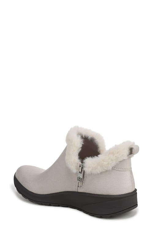 Lifestride Greatness Faux Fur Trim Bootie In Gray