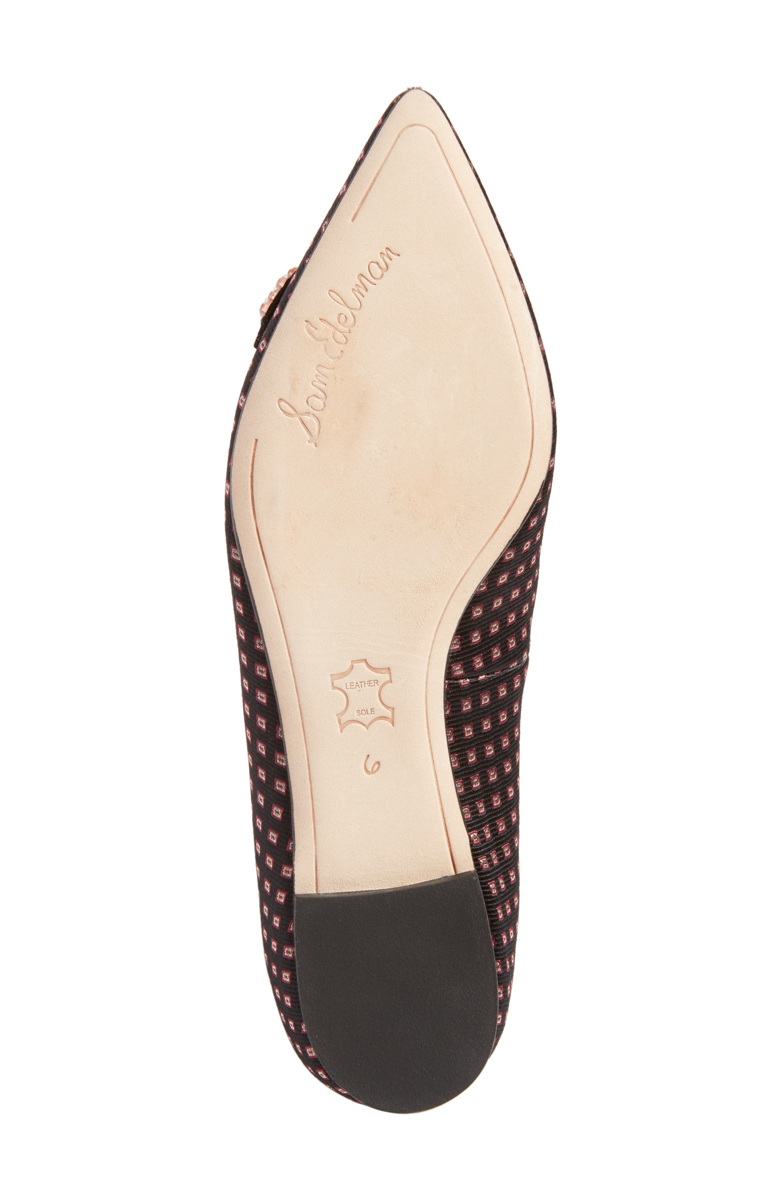 Rafaella Pointy Toe Ballet Flat, Alternate, color, BLACK MULTI