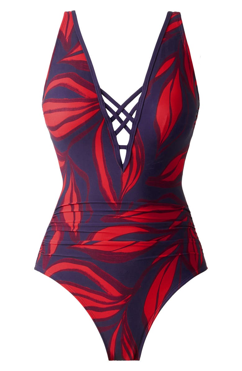 Magicsuit<sup
®</sup
Ally Rossobleu One-Piece Swimsuit, Alternate, color,