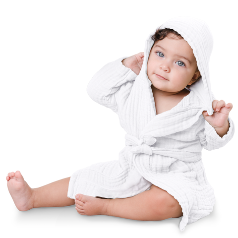 Muslin Bath Robe for Baby and Toddler