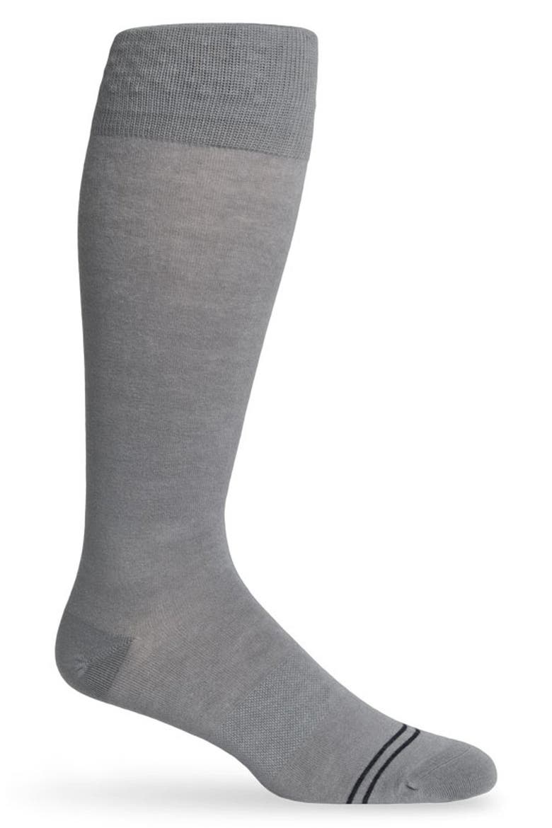 Greyson Mid-Calf Premium Novelty Dress Socks, Main, color, GREY