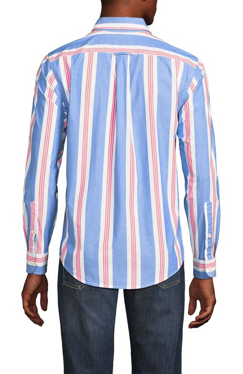 LANDS' END LANDS' END TRADITIONAL FIT ESSENTIAL LIGHTWEIGHT POPLIN SHIRT 