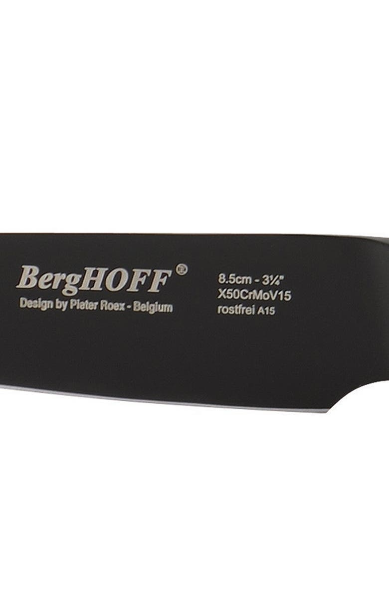 BergHOFF INTERNATIONAL Ron Black 3.5" Paring Knife, Alternate, color, Black