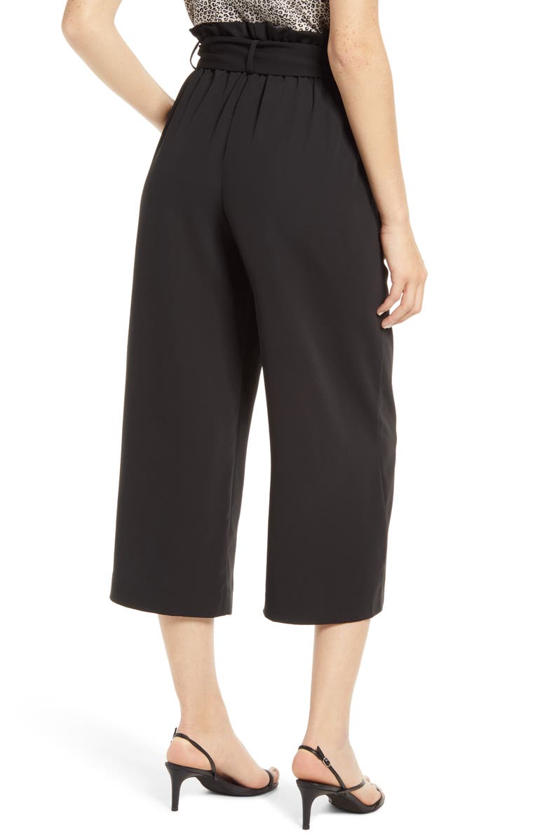 WAYF x BFF Maddie Paperbag Waist Culottes, Alternate, color,