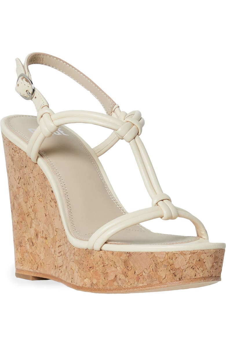 PAIGE Taylor Platform Wedge Sandal, Main, color, Bone