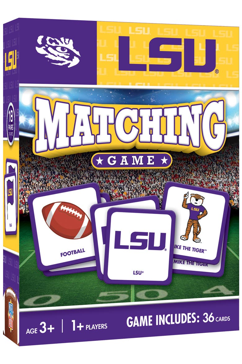 LSU Tigers Matching Game, Main, color, Multicolor