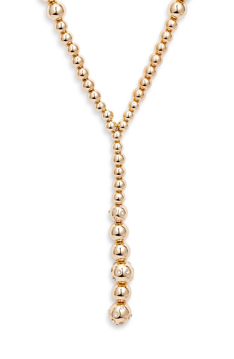 Open Edit Mixed Orb Y-Necklace, Main, color,