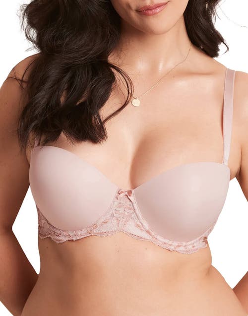 Adore Me Lyza Push Up Balconette Bra in Light Beige at Nordstrom, Size 40Ddd