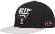 Mitchell & Ness Men's Mitchell & Ness Black/Gray Chicago Bulls Core Snapback Hat