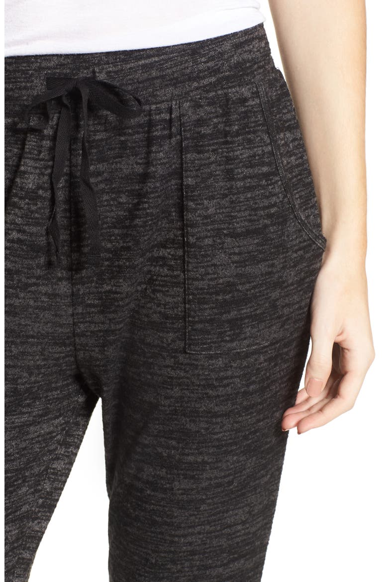Stretch Knit Joggers, Alternate, color, BLACK