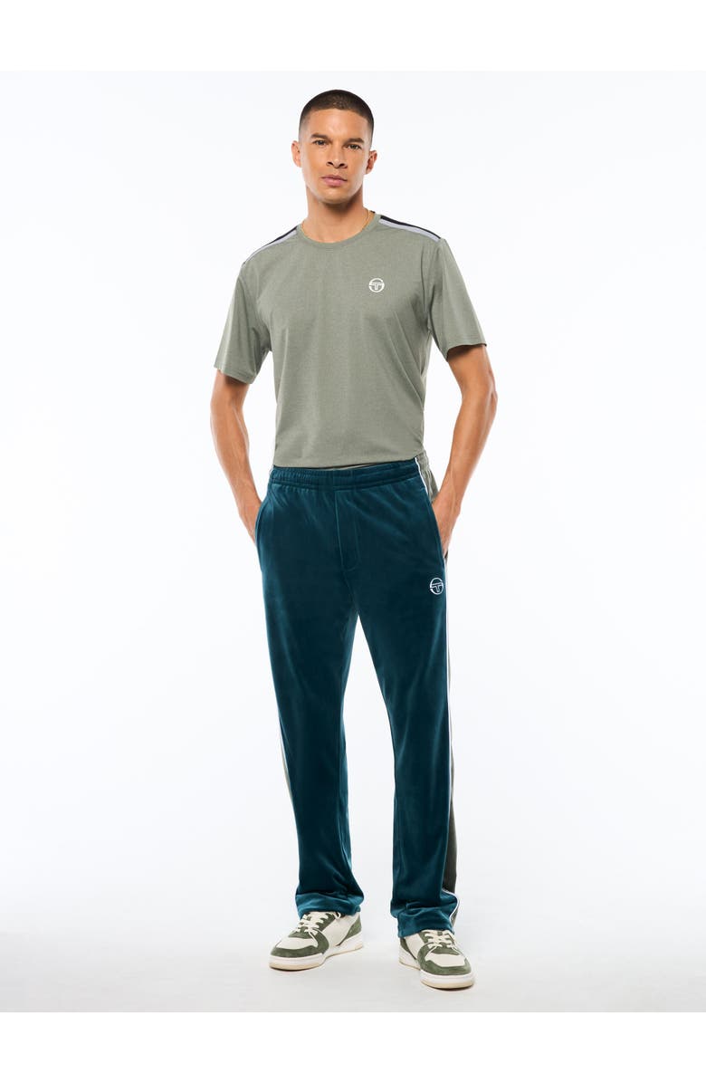 Sergio Tacchini Forato Velour Track Pant, Alternate, color, Mediterranea