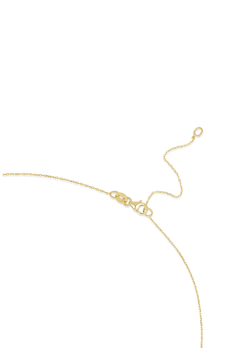 14K Gold Star of David Pendant Necklace, Alternate, color, 14K YELLOW GOLD